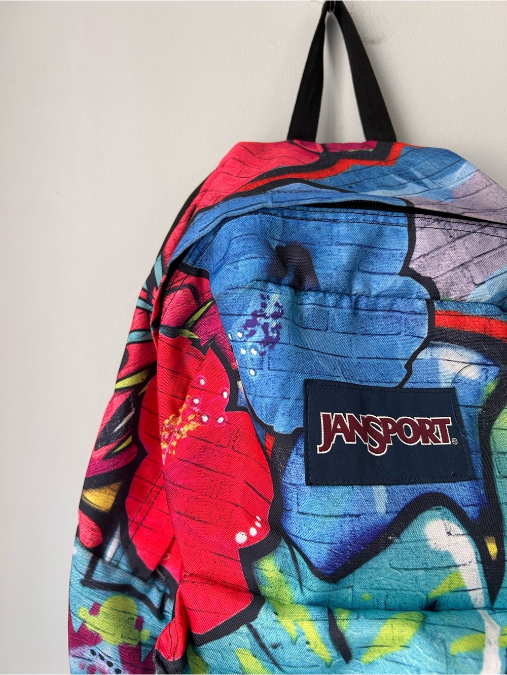 JanSport High Stakes Polyester Multi Graffiti School Backpack Colorful - Picture 3 of 15